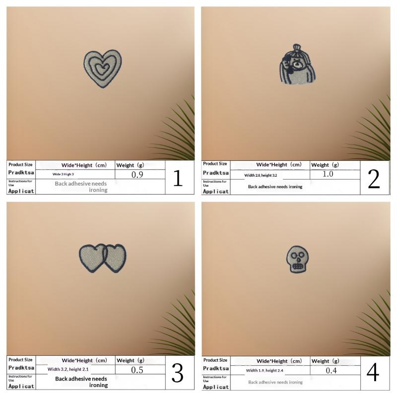 Phone Accessories - Set di 1 Patch Ricamate a