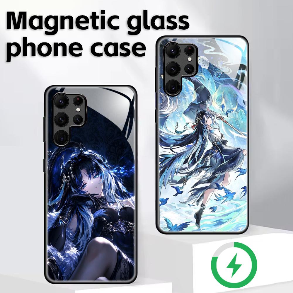 Magnetic Phone Case - Custodia magnetica in vetro Wuthering Waves