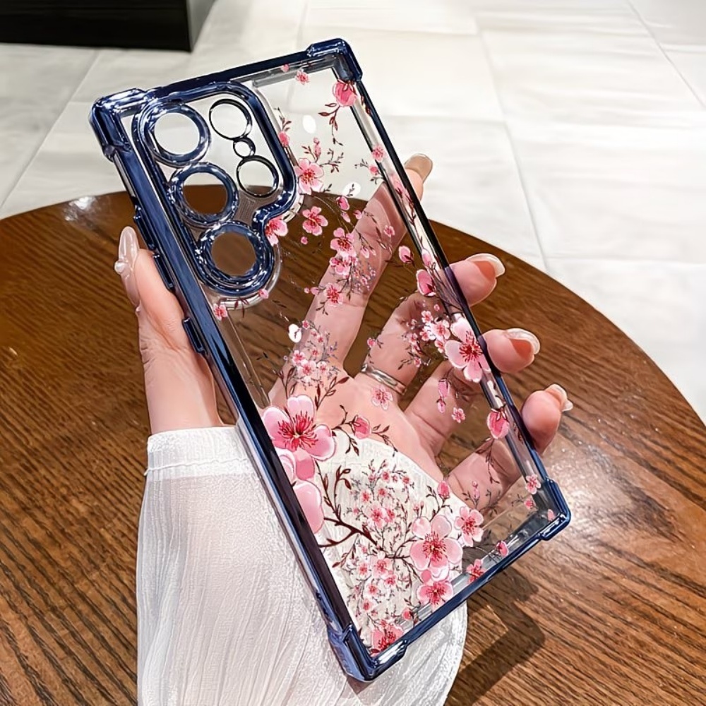 Samsung Accessories Phone - Cover per Telefono Antiurto con Fiori