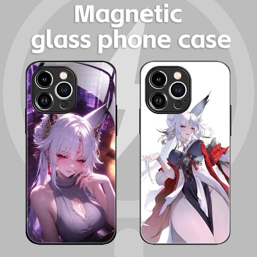 Magnetic Phone Case - Custodia magnetica in vetro Wuthering Waves