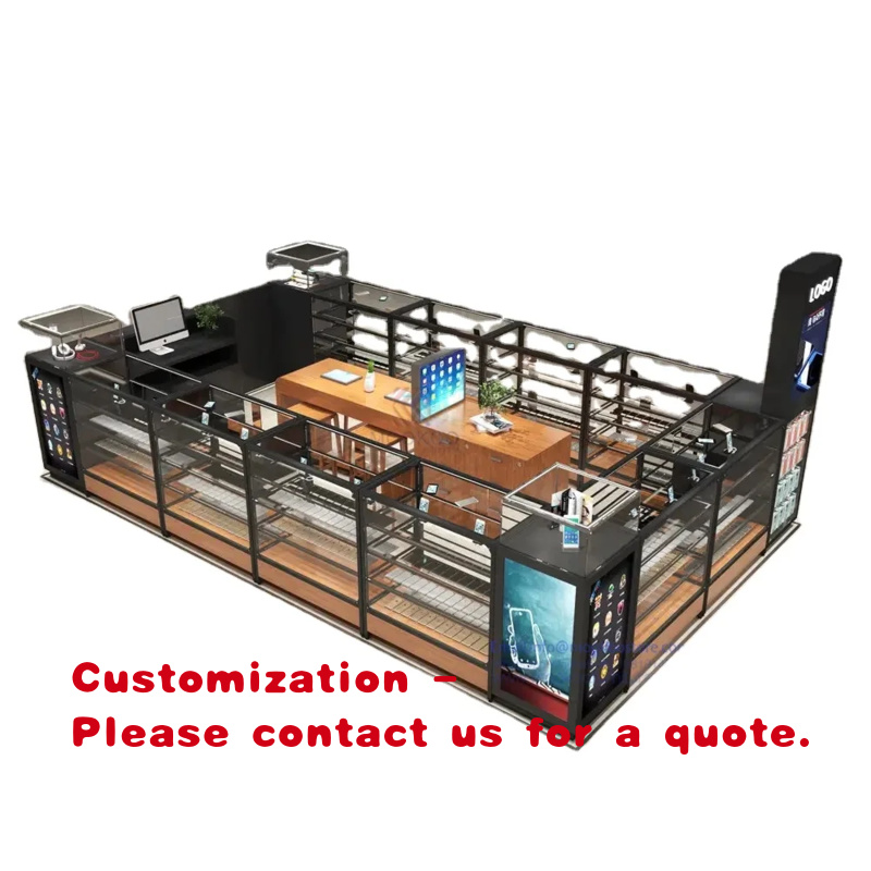 Phone Accessories Shop Design - Espositore Personalizzato Economico in Vetro e