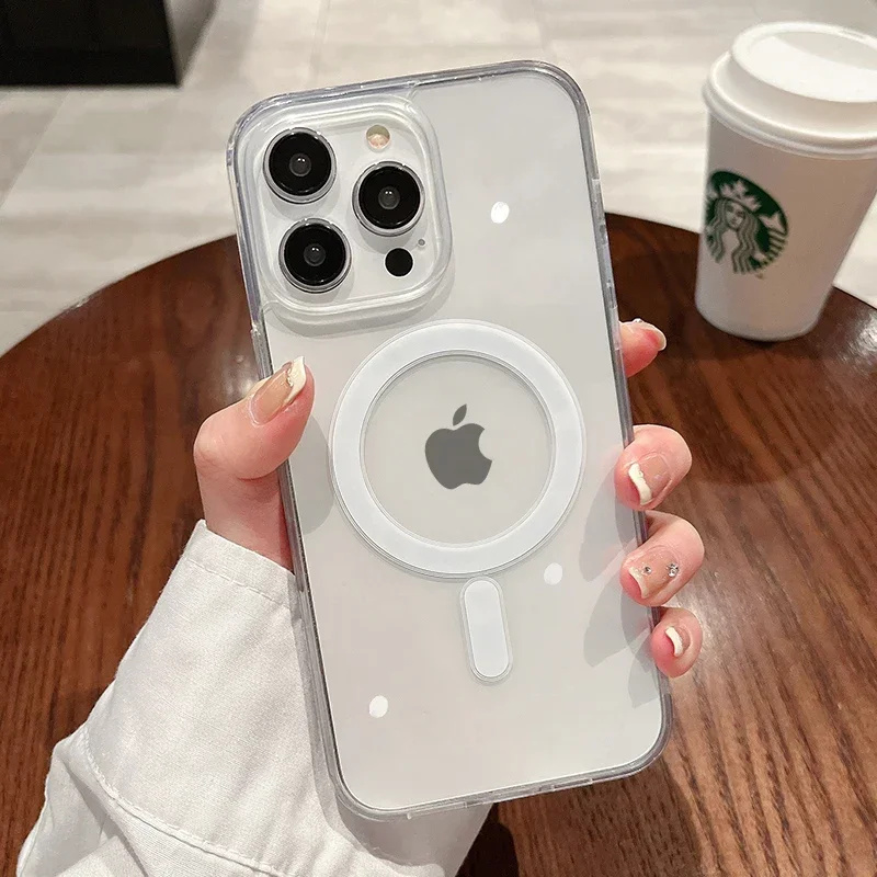 Magnetic Phone Case - Custodia per telefono con ricarica wireless