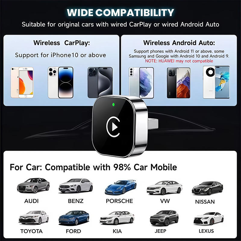 Adattatore CarPlay Wireless 2- - Phone Accessories Online recensione e prezzo