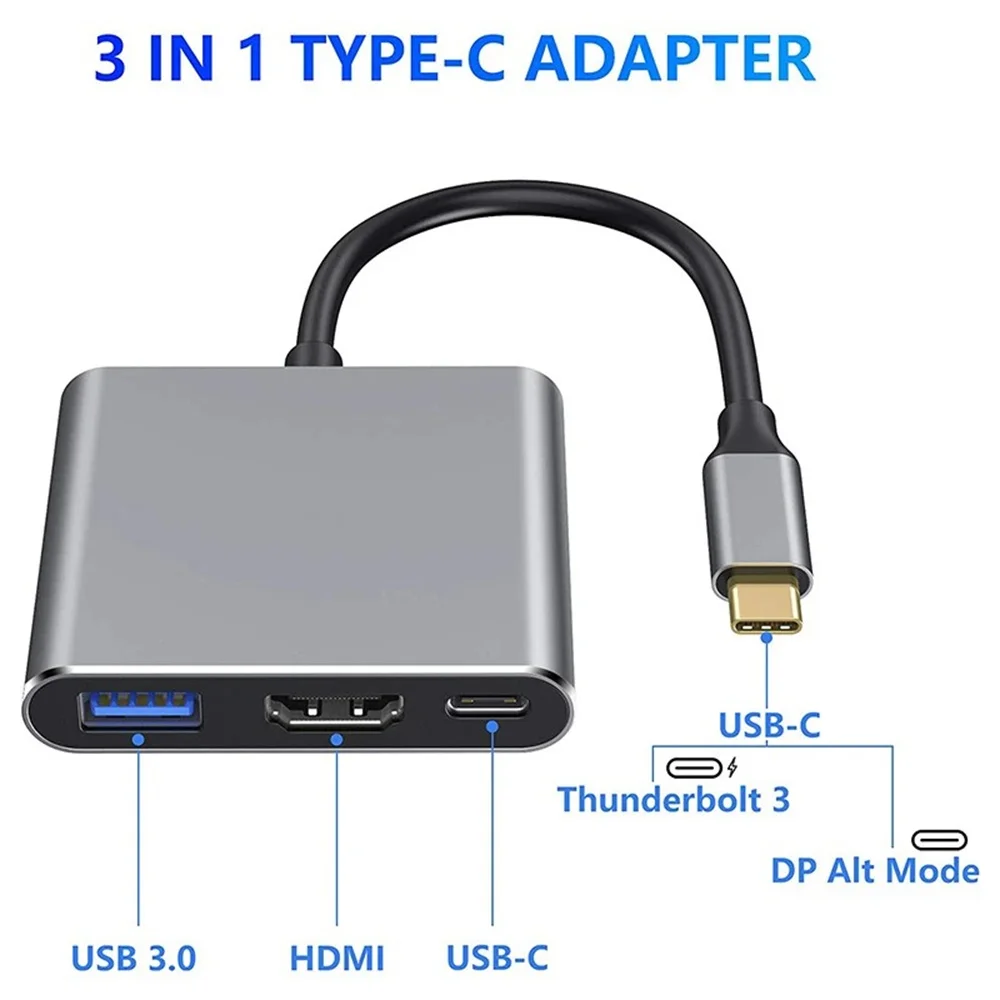 Hub USB C 3-in-1 Adattatore Mu - Hdmi Phone Adapter recensione e prezzo