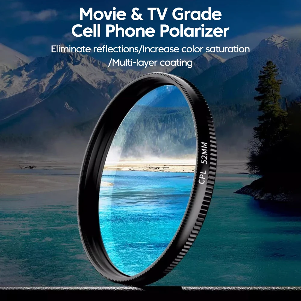 Nuovo 52mm CPL Filtro per obie - Phone Accessories For Photography recensione e prezzo