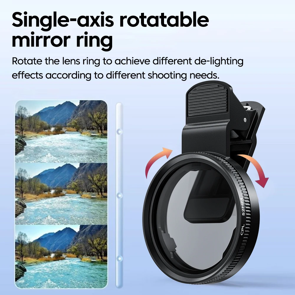 Nuovo 52mm CPL Filtro per obie - Phone Accessories For Photography recensione e prezzo